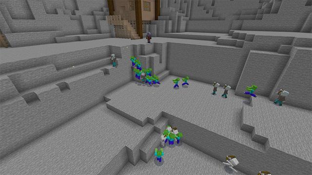 Screenshot of the Minecraft Bedrock Marketplace product Flood 2 created by House of How.