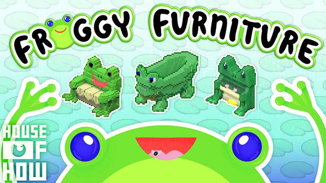 Thumbnail of the Minecraft Bedrock Marketplace product Froggy Furniture created by House of How.