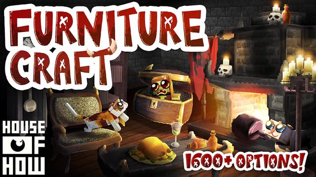 Thumbnail of the Minecraft Bedrock Marketplace product Furniture Craft created by House of How.