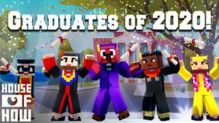 Thumbnail of the Minecraft Bedrock Marketplace product Graduates of 2020 created by House of How.