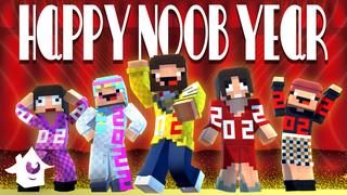 Thumbnail of the Minecraft Bedrock Marketplace product Happy Noob Year 2022 created by House of How.