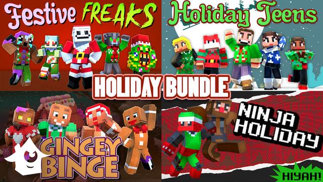 Thumbnail of the Minecraft Bedrock Marketplace product Holiday Bundle created by House of How.