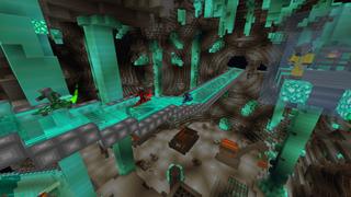 Screenshot of the Minecraft Bedrock Marketplace product Hoverboard Race created by House of How.