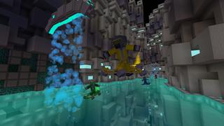 Screenshot of the Minecraft Bedrock Marketplace product Hoverboard Race created by House of How.