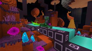 Screenshot of the Minecraft Bedrock Marketplace product Hoverboard Race created by House of How.