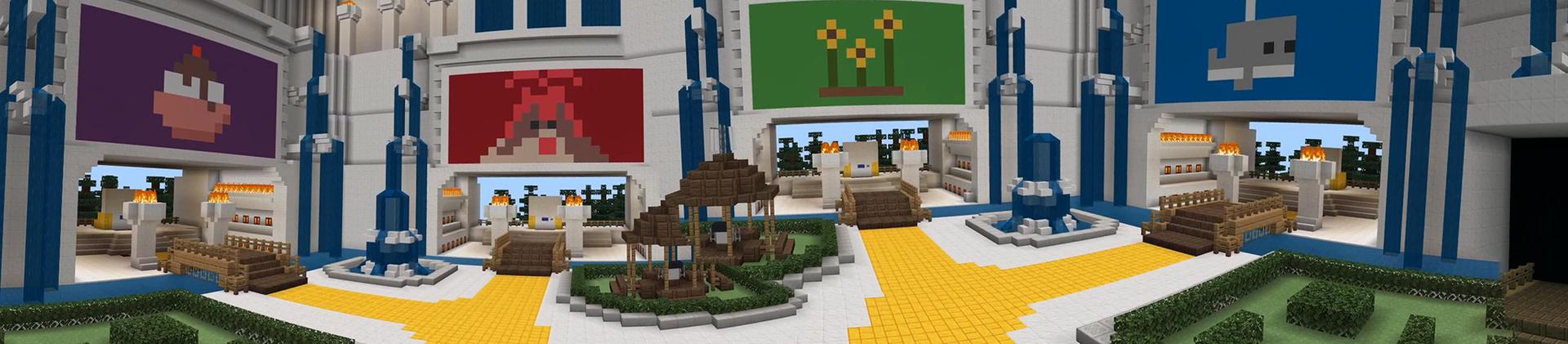 Panorama of the Minecraft Bedrock Marketplace product Hydro Racer created by House of How.