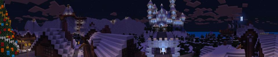 Panorama of the Minecraft Bedrock Marketplace product Ice Kingdom - Roleplay created by House of How.