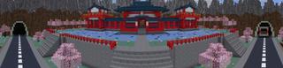 Panorama of the Minecraft Bedrock Marketplace product Infinite SCP Battle 2 created by House of How.