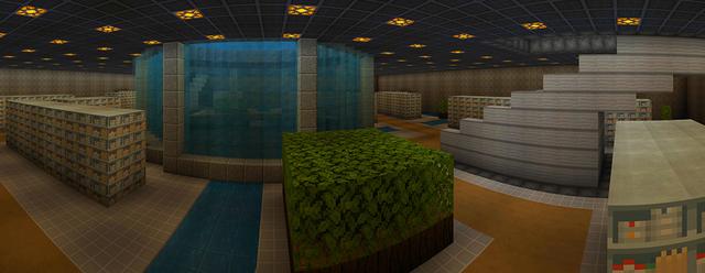 Panorama of the Minecraft Bedrock Marketplace product Infinite SCP Battle created by House of How.