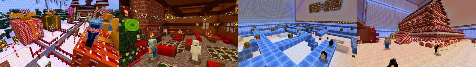 Panorama of the Minecraft Bedrock Marketplace product Loot Catchers created by House of How.