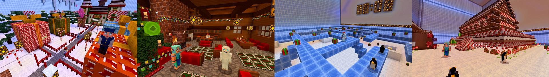 Panorama of the Minecraft Bedrock Marketplace product Loot Catchers created by House of How.