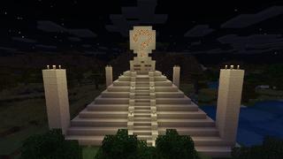 Screenshot of the Minecraft Bedrock Marketplace product Lucky Block 2: Survival created by House of How.