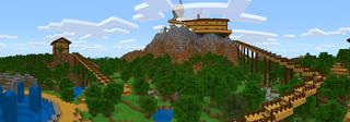 Panorama of the Minecraft Bedrock Marketplace product Lucky Block: Mutant Mobs created by House of How.