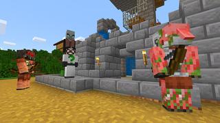 Screenshot of the Minecraft Bedrock Marketplace product Lucky Block: Mutant Mobs created by House of How.