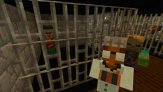 Screenshot of the Minecraft Bedrock Marketplace product Lucky Block: Mutant Mobs created by House of How.