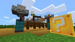 Screenshot of the Minecraft Bedrock Marketplace product Lucky Block: Mutant Mobs created by House of How.