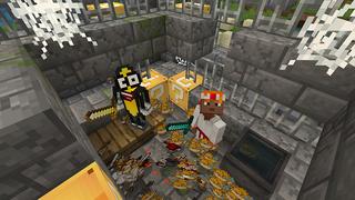 Screenshot of the Minecraft Bedrock Marketplace product Lucky Block: Survival created by House of How.