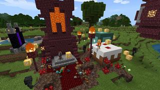 Screenshot of the Minecraft Bedrock Marketplace product Lucky Block: Survival created by House of How.