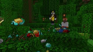 Screenshot of the Minecraft Bedrock Marketplace product Lucky Block: Survival created by House of How.