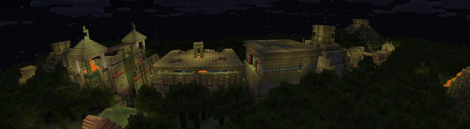 Panorama of the Minecraft Bedrock Marketplace product Magic Carpet 2 created by House of How.