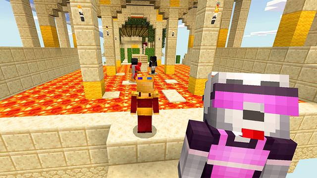 Screenshot of the Minecraft Bedrock Marketplace product Magic Carpet created by House of How.