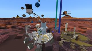 Screenshot of the Minecraft Bedrock Marketplace product MarsCraft created by House of How.