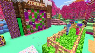 Screenshot of the Minecraft Bedrock Marketplace product MatchCraft: Candy Castle created by House of How.