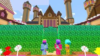 Screenshot of the Minecraft Bedrock Marketplace product MatchCraft: Candy Castle created by House of How.