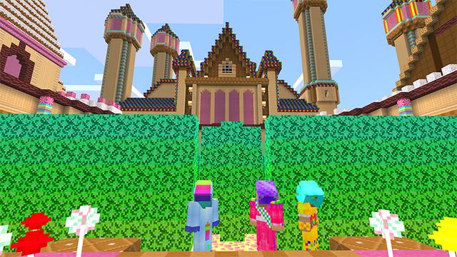 Screenshot of the Minecraft Bedrock Marketplace product MatchCraft: Candy Castle created by House of How.