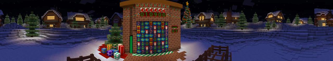 Panorama of the Minecraft Bedrock Marketplace product MatchCraft: Christmas created by House of How.