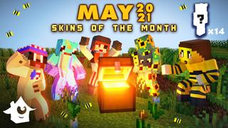 Thumbnail of the Minecraft Bedrock Marketplace product May 2021 Skins of the Month created by House of How.