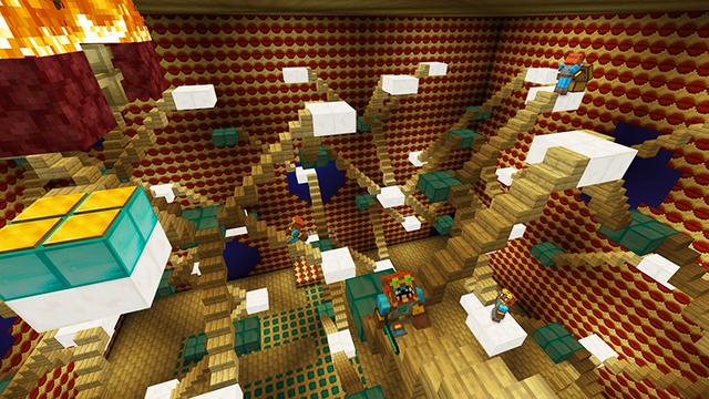 Screenshot of the Minecraft Bedrock Marketplace product Maze Busters 2 created by House of How.