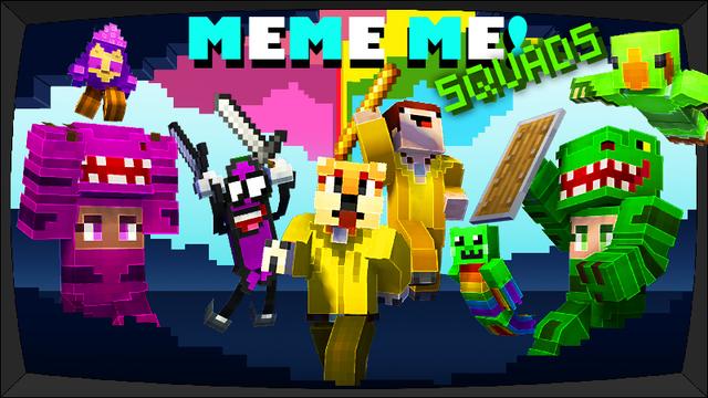 Thumbnail of the Minecraft Bedrock Marketplace product Meme Me! Squads created by House of How.
