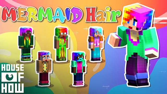 Thumbnail of the Minecraft Bedrock Marketplace product Mermaid Hair created by House of How.