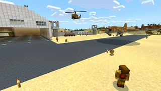 Screenshot of the Minecraft Bedrock Marketplace product Military Outpost: Desert created by House of How.