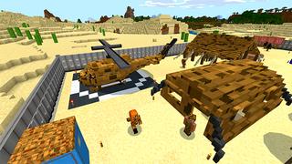 Screenshot of the Minecraft Bedrock Marketplace product Military Outpost: Desert created by House of How.