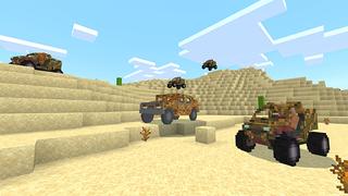 Screenshot of the Minecraft Bedrock Marketplace product Military Outpost: Desert created by House of How.