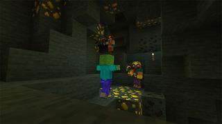 Screenshot of the Minecraft Bedrock Marketplace product Mining Challenge created by House of How.