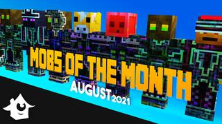 Thumbnail of the Minecraft Bedrock Marketplace product Mobs of the Month - August created by House of How.