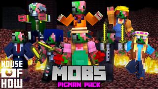 Thumbnail of the Minecraft Bedrock Marketplace product MOBS: Pigman Pack created by House of How.