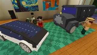 Screenshot of the Minecraft Bedrock Marketplace product Modern Millionaire Furniture created by House of How.