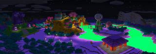 Panorama of the Minecraft Bedrock Marketplace product Monster Blocks created by House of How.
