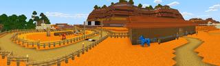 Panorama of the Minecraft Bedrock Marketplace product More Horses created by House of How.