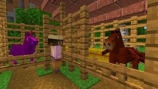 Screenshot of the Minecraft Bedrock Marketplace product More Horses created by House of How.