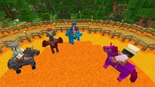 Screenshot of the Minecraft Bedrock Marketplace product More Horses created by House of How.