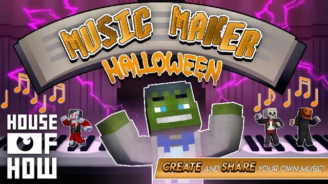 Thumbnail of the Minecraft Bedrock Marketplace product Music Maker: Halloween Edition created by House of How.