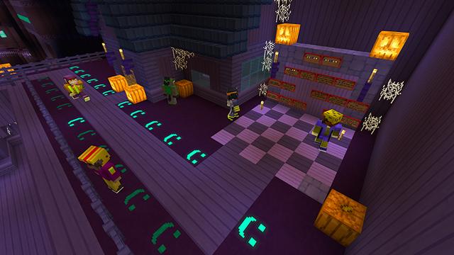 Screenshot of the Minecraft Bedrock Marketplace product Music Maker Halloweenier created by House of How.