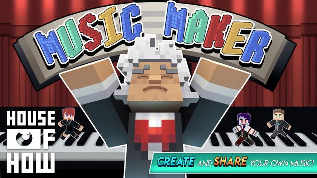 Thumbnail of the Minecraft Bedrock Marketplace product Music Maker created by House of How.