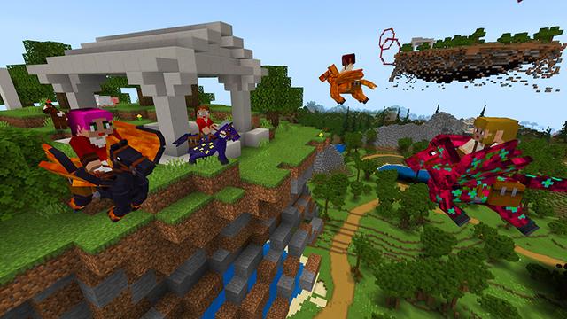 Screenshot of the Minecraft Bedrock Marketplace product Mythical Horses created by House of How.