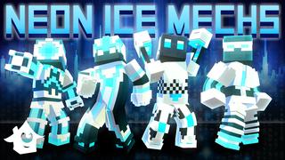 Thumbnail of the Minecraft Bedrock Marketplace product Neon Ice Mechs created by House of How.